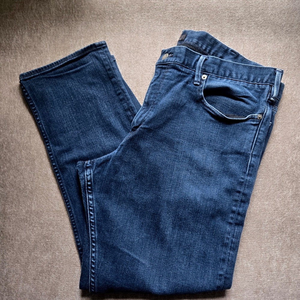 Polo Ralph Lauren The Prospect Straight Jeans Mens 38x30 Dark Wash Blue Stretch
